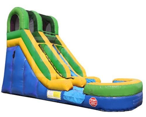 17 foot dual lane jungle trek wet or dry slide 17 foot dual lane jungle trek wet or dry slide
