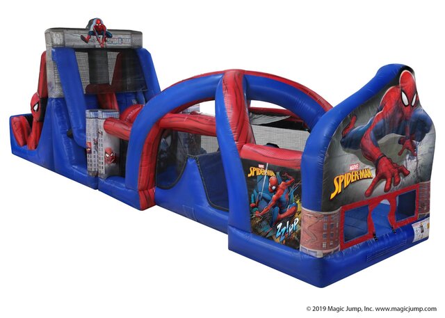 Spiderman wet or dry Slide 16' dual lane Spiderman wet or dry Slide 16' dual lane