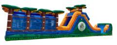 2026 48’ long Alligator alley slip n slide with water slide