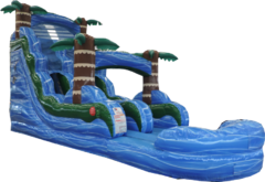 18 foot single lane blue hurricane 
