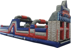 2026 40’ Patriot obstacle course w/climbing wall dry only